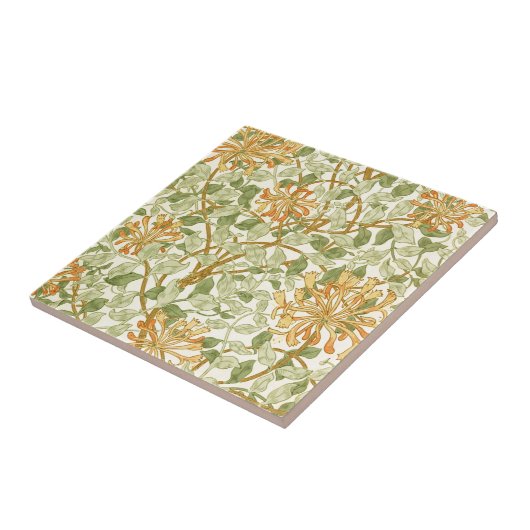 Carreau Fleurs de lait William Morris (Côté)