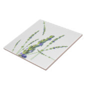 Carreau Fleurs de lavande violette (Côté)