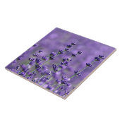 Carreau Fleurs de lavande violette foncée (Côté)