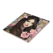 Carreau Fleurs de l'élégance (Côté)