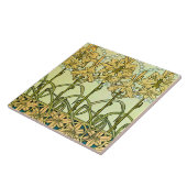 Carreau Fleurs de Lily au style Art nouveau, Mucha (Côté)