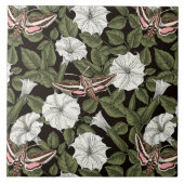 Carreau Fleurs de lune et sphinx Mois (Devant)