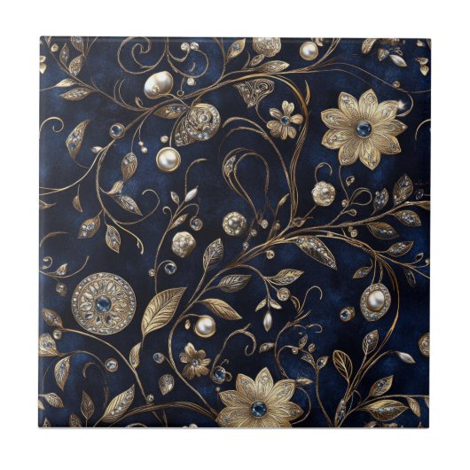 Carreau Fleurs de luxe (Devant)
