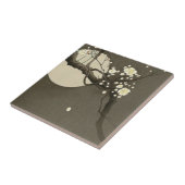 Carreau Fleurs de prune la nuit par le cru d'Ohara Koson (Côté)