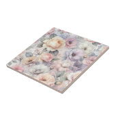 Carreau Fleurs de rose élégantes (Côté)