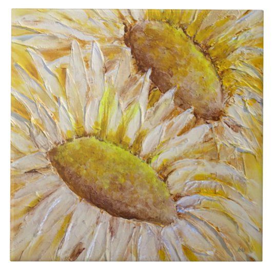 Carreau Fleurs de soleil (Devant)