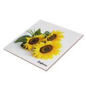 Carreau Fleurs de soleil (Côté)