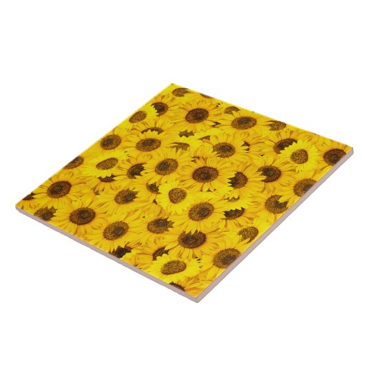 Carreau Fleurs de soleil (Côté)