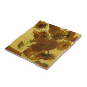 Carreau Fleurs de soleil : 1888 par Van Gogh (Côté)