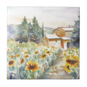 Carreau Fleurs De Soleil En Provence (Devant)