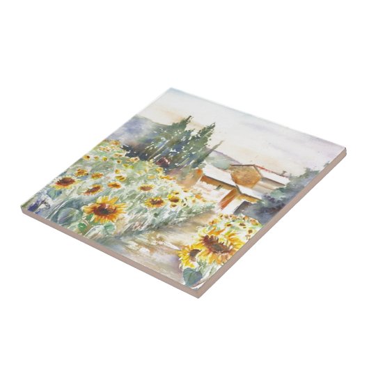 Carreau Fleurs De Soleil En Provence (Côté)