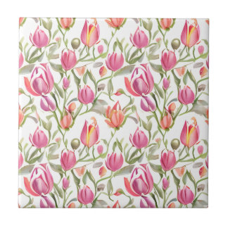Carreau Fleurs de tulipe à motifs floraux