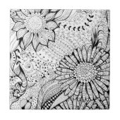 Carreau Fleurs décoratives (Devant)