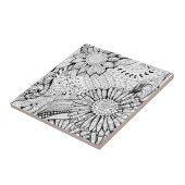 Carreau Fleurs décoratives (Côté)