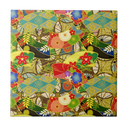 Carreau Fleurs d'été (Devant)