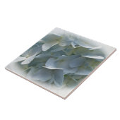 Carreau Fleurs d'Hydrangée Bleu Pâle (Côté)