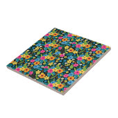Carreau Fleurs Ditsy Vibrantes Motif Floral-43785 (Côté)