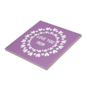 Carreau Fleurs Et Coeurs Nom (Côté)