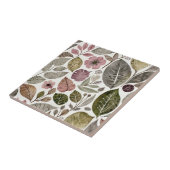 Carreau Fleurs et Feuilles vintages (Côté)