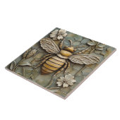 Carreau Fleurs et Miel Bee Faux Relief (Côté)