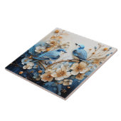 Carreau Fleurs et Oiseaux (Côté)