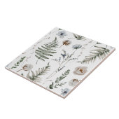 Carreau Fleurs forestières et Feuilles de fougères Botaniq (Côté)