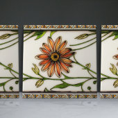 Carreau Fleurs intempestives Art Nouveau