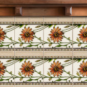 Carreau Fleurs intempestives Art Nouveau