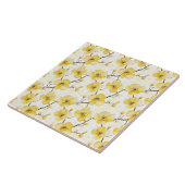 Carreau Fleurs jaunes d'or (Côté)