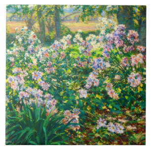 Carreau Fleurs jolies vintages Illustration Fleurs blanche