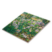 Carreau Fleurs jolies vintages Illustration Fleurs blanche (Côté)