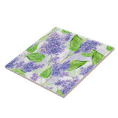 Carreau Fleurs lilas aquarelles (Côté)