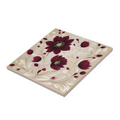 Carreau Fleurs Minimalistes Modernes En Bourgogne (Côté)