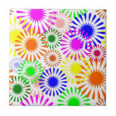 Carreau Fleurs multicolores (Devant)