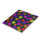 Carreau Fleurs multicolores motif floral (Côté)