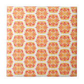 Carreau Fleurs Oranges, Motif De Fleurs, Motif Floral (Devant)