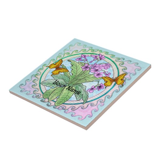 Carreau Fleurs Primrose (Côté)