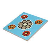 Carreau Fleurs rétro (Côté)