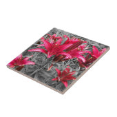 Carreau Fleurs roses (Côté)