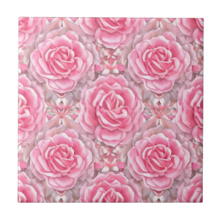 Carreau Fleurs Roses à motifs floraux