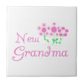 Carreau Fleurs roses Nouveaux cadeaux grand-mère (Devant)