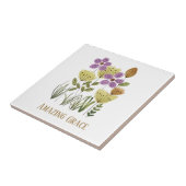 Carreau Fleurs sauvages de grâce Extraordinaires (Côté)