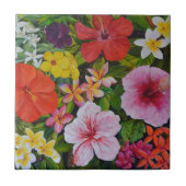 Carreau Fleurs tropicales (Devant)