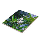 Carreau Fleurs tropicales de Plumeria (Côté)