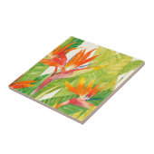 Carreau Fleurs tropicales | Oiseau du paradis (Côté)