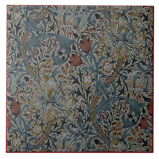 Carreau Fleurs vintages William Morris Golden Lily (Devant)