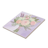 Carreau Fleurs violettes (Côté)