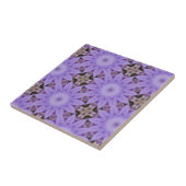 Carreau Fleurs violettes (Côté)
