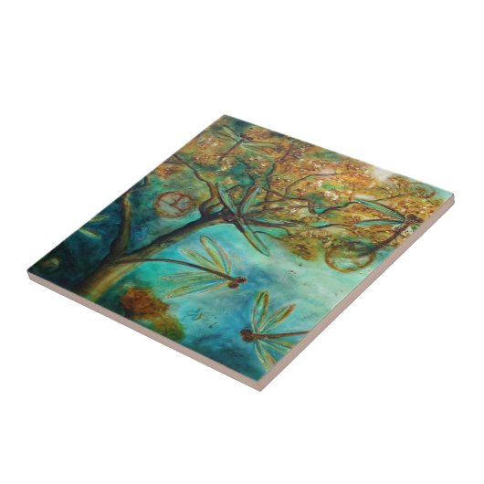 Carreau Flirt de libellule (Côté)