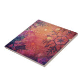 Carreau Flocon de neige - Médias mixtes Abstraits (Côté)